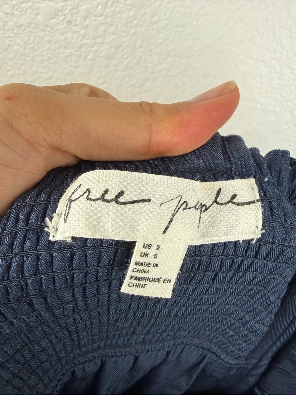 Free People chic navy